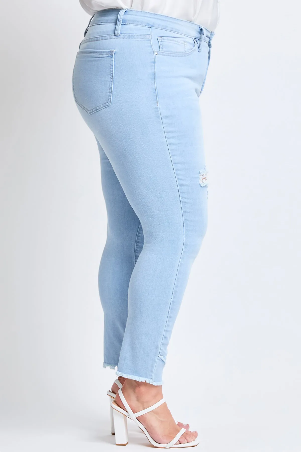 Women's Plus Size Sustainable High Rise Skinny Ankle Jeans