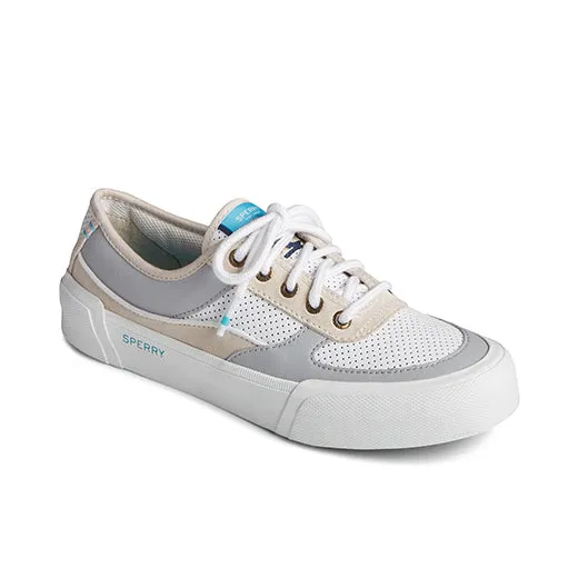 Women's Soletide White/Grey Sneaker (STS86219)